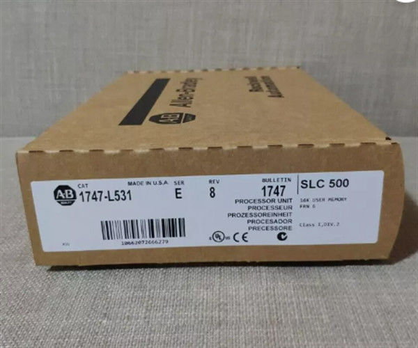 앨런 브래들리 1747-L531 SLC 5/03 프로세서 8K 메모리, DH485 & RS-232, 시리즈 E